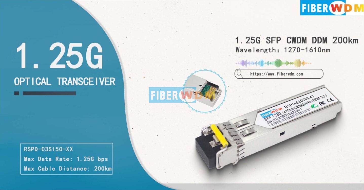 1.25G 200KM SFP Transceiver