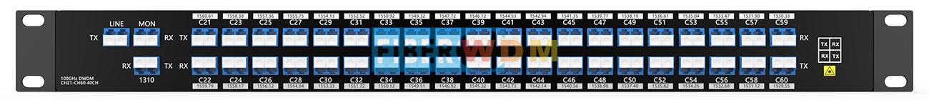 40CH DWDM MUX DEMUX 