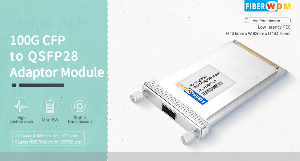 100G CFP to QSFP28 Adptor Module