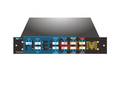 Dual Fiber 8CH CWDM MUX DEMUX