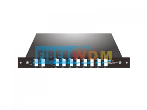 8ch 100G DWDM MUX DEMUX dual fiber