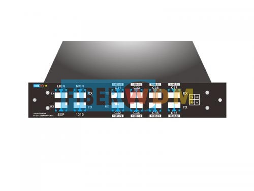 8ch 100G DWDM MUX DEMUX dual fiber