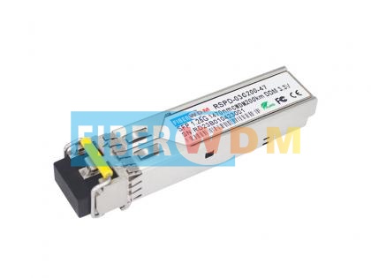 China SFP 1.25G 1270-1610nm CWDM 200KM DDM Optical Transceiver