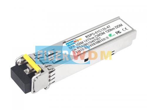 China SFP 155M 1270-1610nm CWDM 120KM DDM  光模块