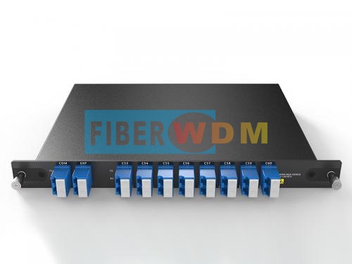 8ch 100G DWDM MUX DEMUX dual fiber