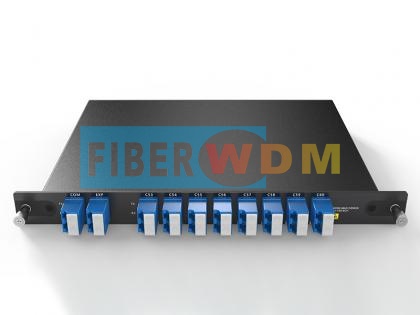 8ch 100G DWDM MUX DEMUX dual fiber