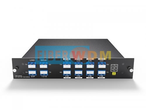 8ch 100G DWDM MUX DEMUX dual fiber