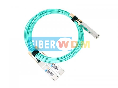 200G QSFP56 to 2x 100G QSFP28 AOC cable