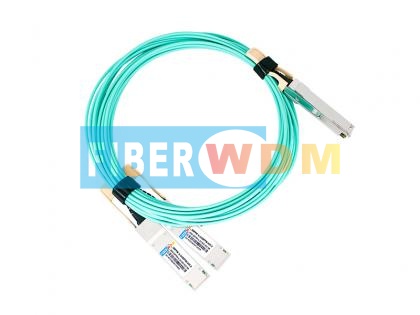 200G QSFP56 to 2x 100G QSFP28 AOC cable