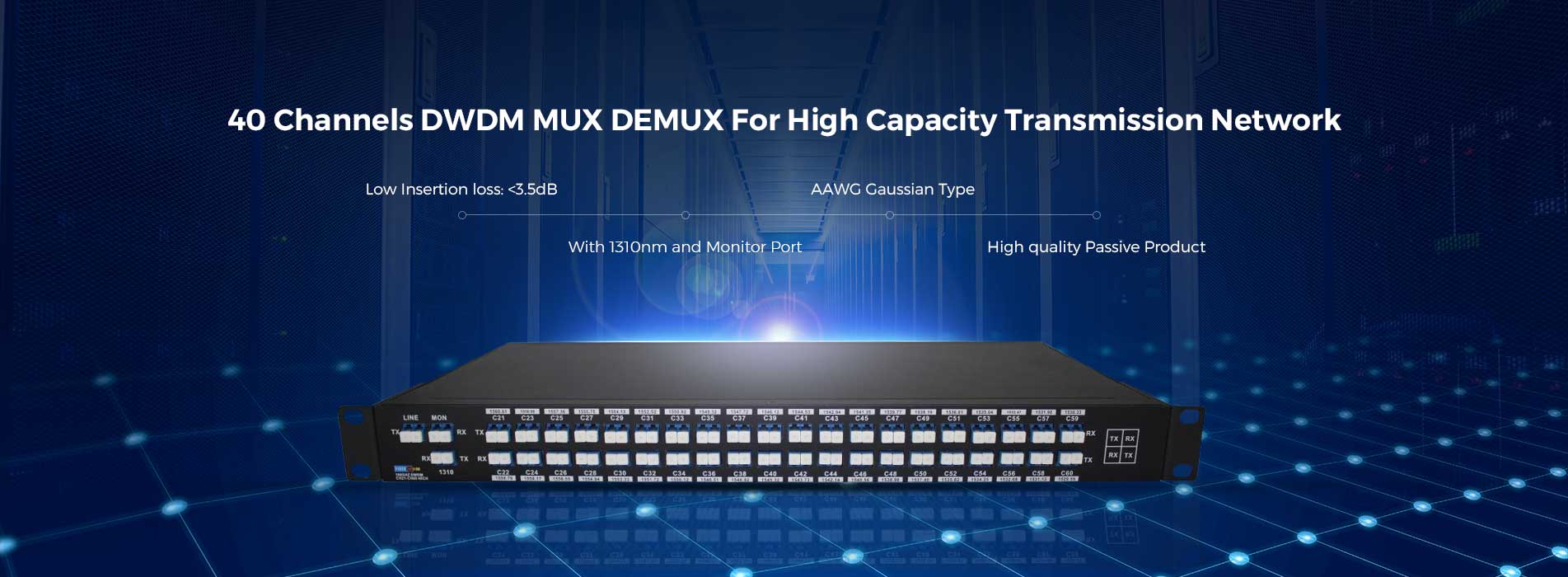 WDM Mux Demux,DWDM Mux Demux,CWDM MUX DEMUX Manufacturer