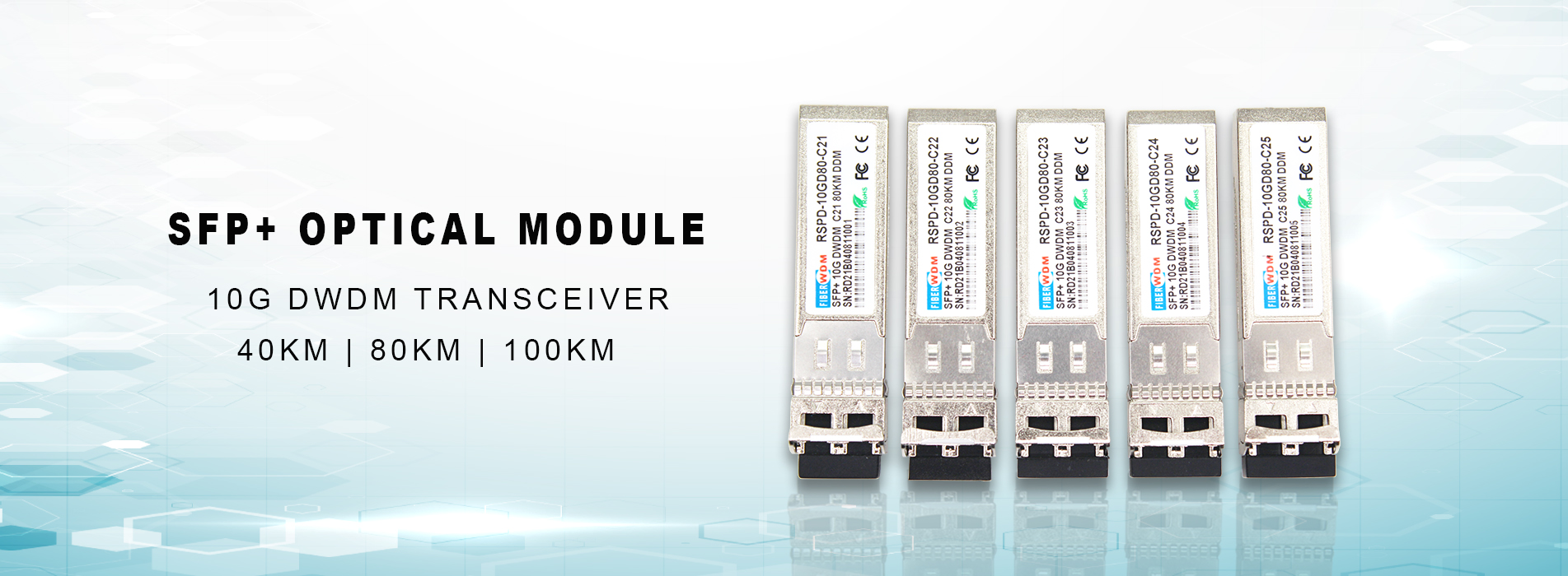 10G SFP+ DWDM Transceiver